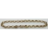 A 9ct gold bracelet, 8.2g