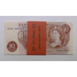Fforde banded 10 shilling notes, ten in all, uncirculated B75M 159061-159070