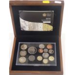 Royal Mint 2011 Executive Proof coin set comprising 14 coins, including three two pound, three one