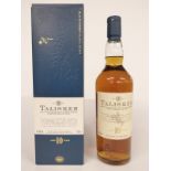 Talisker Isle of Skye 10 year old single malt Scotch whisky, 70cl, 45.8% vol, in original box.