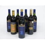 Eight bottles of Spanish red wine comprising five Lagunilla Reserva 2001 Rioja 750ml, two 2001