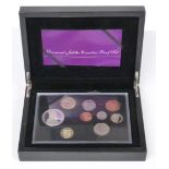 Royal Mint 2012 Diamond Jubilee Executive Proof coin set comprising nine coins from five pounds to