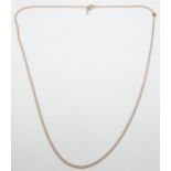 A 9ct rose gold necklace, 7g