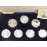 Royal Mint 1980 Queen Elizabeth the Queen Mother 80th birthday silver proof commemorative coin set