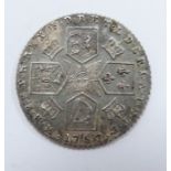 1787 George III sixpence with semee of hearts, VF+