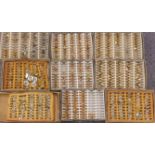 A very large quantity of gold plated and stainless steel wristwatch cases, all unused and most in