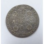 George II 1739 young head sixpence roses in angles reverse, VF