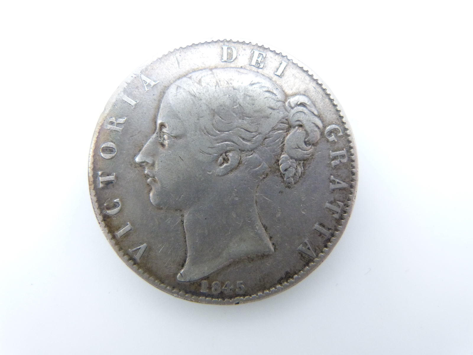 1845 young head Victorian wreath crown, an 1899 veiled head and a Jubilee double florin - Image 4 of 7