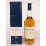 Talisker Isle of Skye 10 year old single malt Scotch whisky, 20cl, 45.8% vol, in original box.