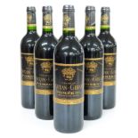 Six bottles of Chateau Certan-Giraud 1996 Pomerol French red Bordeaux, 75cl, 13% vol