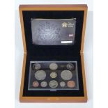 Royal Mint 2008 Executive Proof coin set comprising 11 coins including two five pound and two two