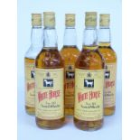 Five bottles of White Horse Scotch whisky, 75cl, 40% vol