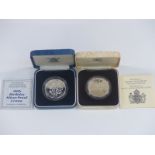 Royal Mint silver proof commemorative crowns for Her Majesty Queen Elizabeth the Queen Mother's 80th