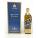 Johnnie Walker Blue Label blended Scotch whisky, 75cl, 43% vol, in original box.