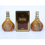 Two bottles of Johnnie Walker Swing blended Scotch whisky, 75cl, 43% vol, one in original box.