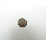 Henry VIII silver penny 1526-1544, sovereign type, Durham Mint