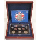Royal Mint 2004 Executive Proof coin set comprising 10 coins including two two pound and two fifty