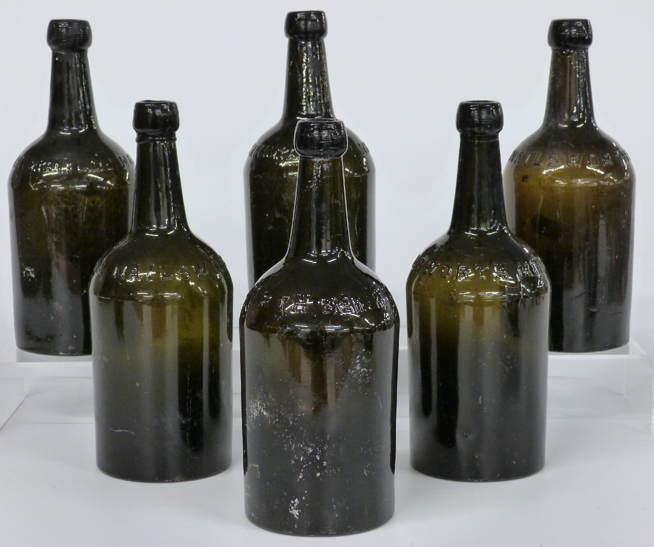 Six Nailsworth Brewery Company Ltd glass bottles