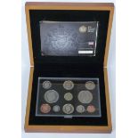 Royal Mint 2008 Executive Proof coin set comprising 11 coins including two five pound and two two