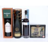 Three bottles of alcohol comprising W&J Graham Quinta dos Malvedos vintage port 2001 75cl 20%
