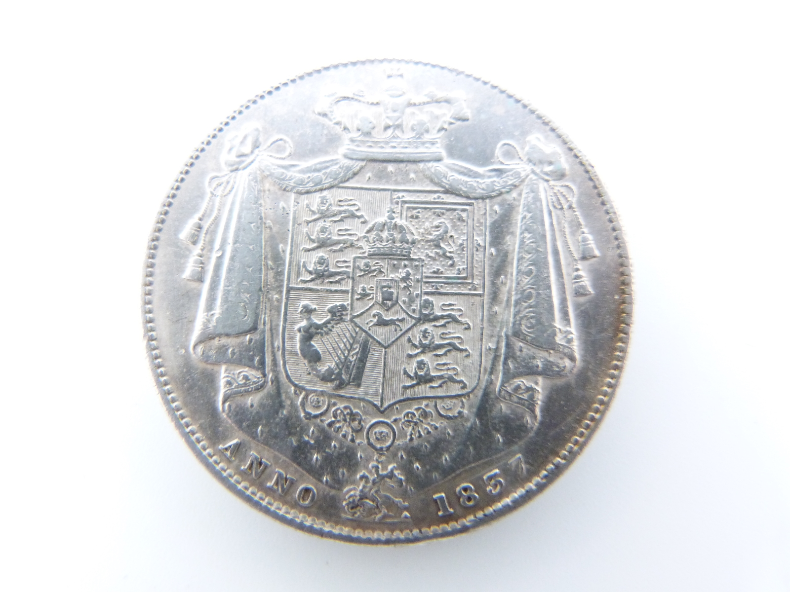 1837 (small 7) William IV half crown, VF+