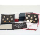 Eight 1980's Coinage of Great Britain coin sets comprising 1981, 1983, 1984, 1985, 1986, 1987,