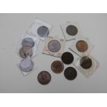 Twelve various 1890s Victorian veiled head pennies, various grades but mostly EF - near unc, with