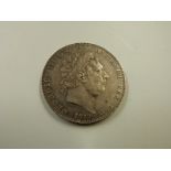 George III 1818 LIX crown, VF-EF