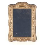 Modern hallmarked silver photograph frame to suit 6 x 4 inch photo, Sheffield 1994, maker Carrs of