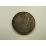 George III 1819 LX crown, toned, EF