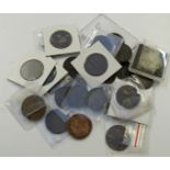 A quantity of various Victorian young head bronze pennies to include interesting years 1860, 1861,