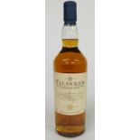 Talisker Isle of Skye 10 year old single malt Scotch whisky, 70cl, 45.8% vol.