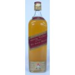 Johnnie Walker red label Old Scotch Whisky, NAAFI Stores for H.M Forces, 1 litre
