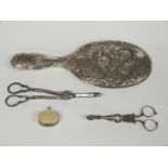 Georgian hallmarked silver sugar nips, length 12cm, weight 26g, marks indistinct, hallmarked