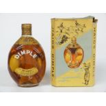 A bottle of John Haig & Co old blended Dimple Scotch whisky, 26 2/3 fl oz, 70% proof, in original