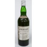 Laphroaig 10 year old Islay malt Scotch whisky, 26 2/3 fl oz, 70% proof