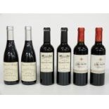 Connoisseurs Collection six, 375ml bottles of red wine comprising two 2007 Chateau de l'Hestrage