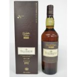 Talisker Isle of Skye Distillers Edition 2005 13 year old double matured single malt Scotch