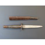 Fairburn Sykes fighting knife in scabbard