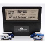 Two Lledo 1:43 scale limited edition diecast model vehicle sets The Ford Millennium Collection