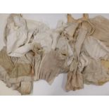 A large collection of Victorian nightwear and under garments