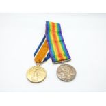 Royal Navy WWI medal pair comprising War Medal and Victory Medal to K.35295 S.F. Stock Sto.1.R.N