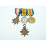 Royal Navy WWI medal trio comprising 1914/1915 Star, War Medal and Victory Medal named to 4269 D.A