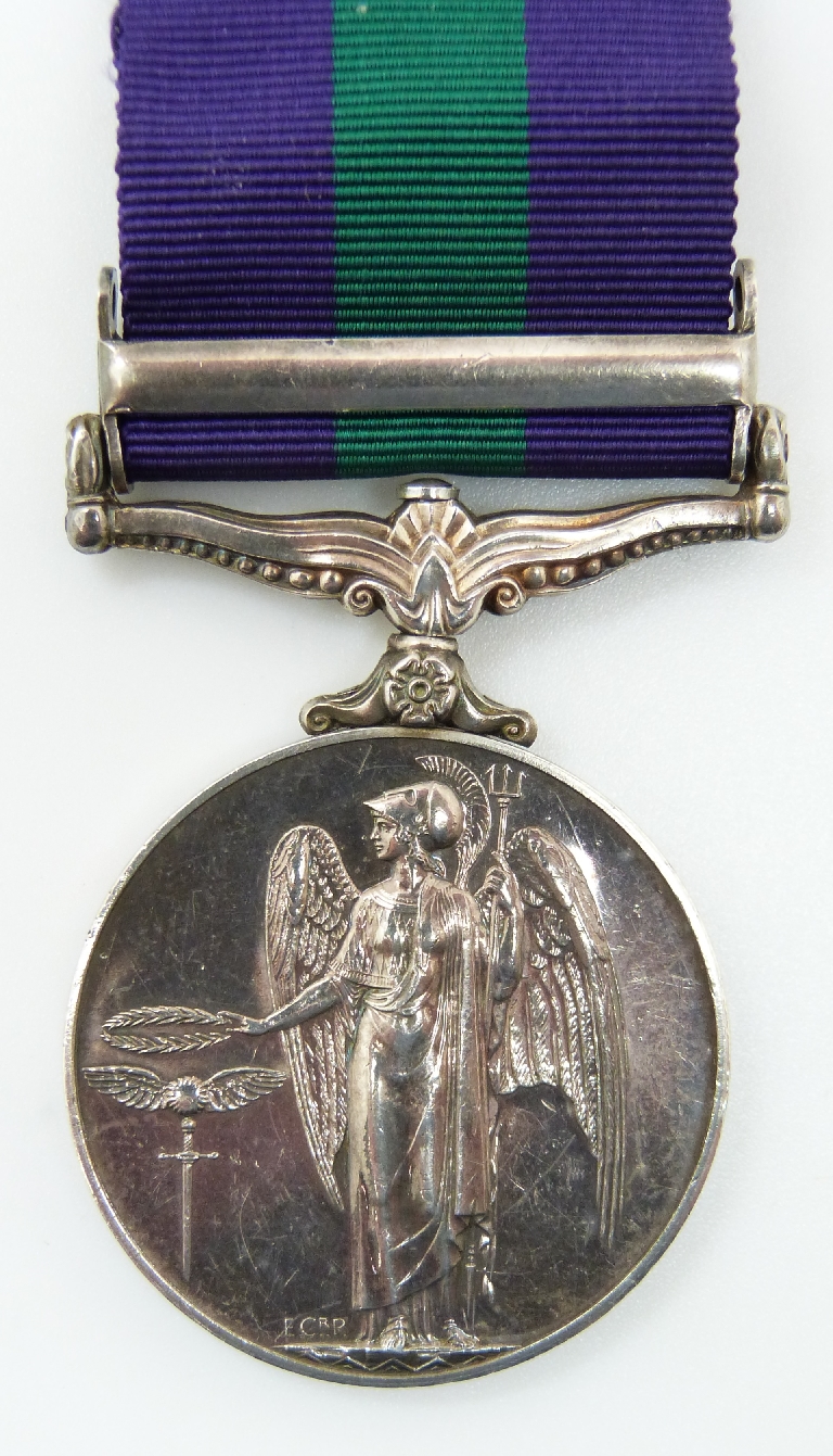 Elizabeth II British Army General Service Medal with Cyprus clasp named to 23114930 Pte E Lockwood - Image 3 of 6