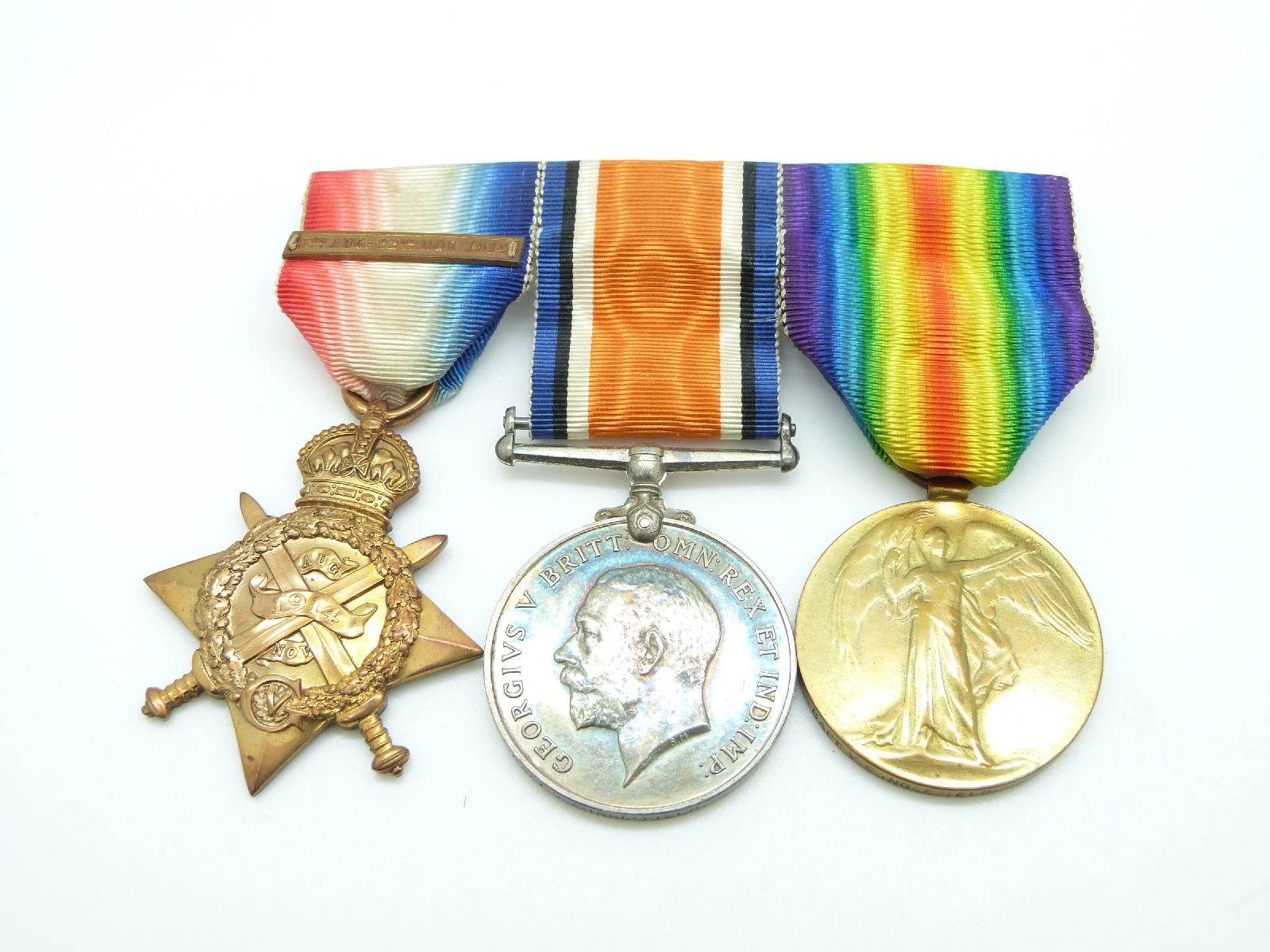 British Army WWI and WWII medal trios awarded to Lieutenant V E Inglefield East Yorkshire - Image 2 of 9