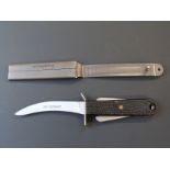 Royal Air Force Air Crew survival knife, Cold War Era, blade length 4cm