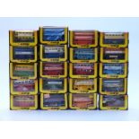 Twenty Corgi diecast model double decker buses, all in original boxes