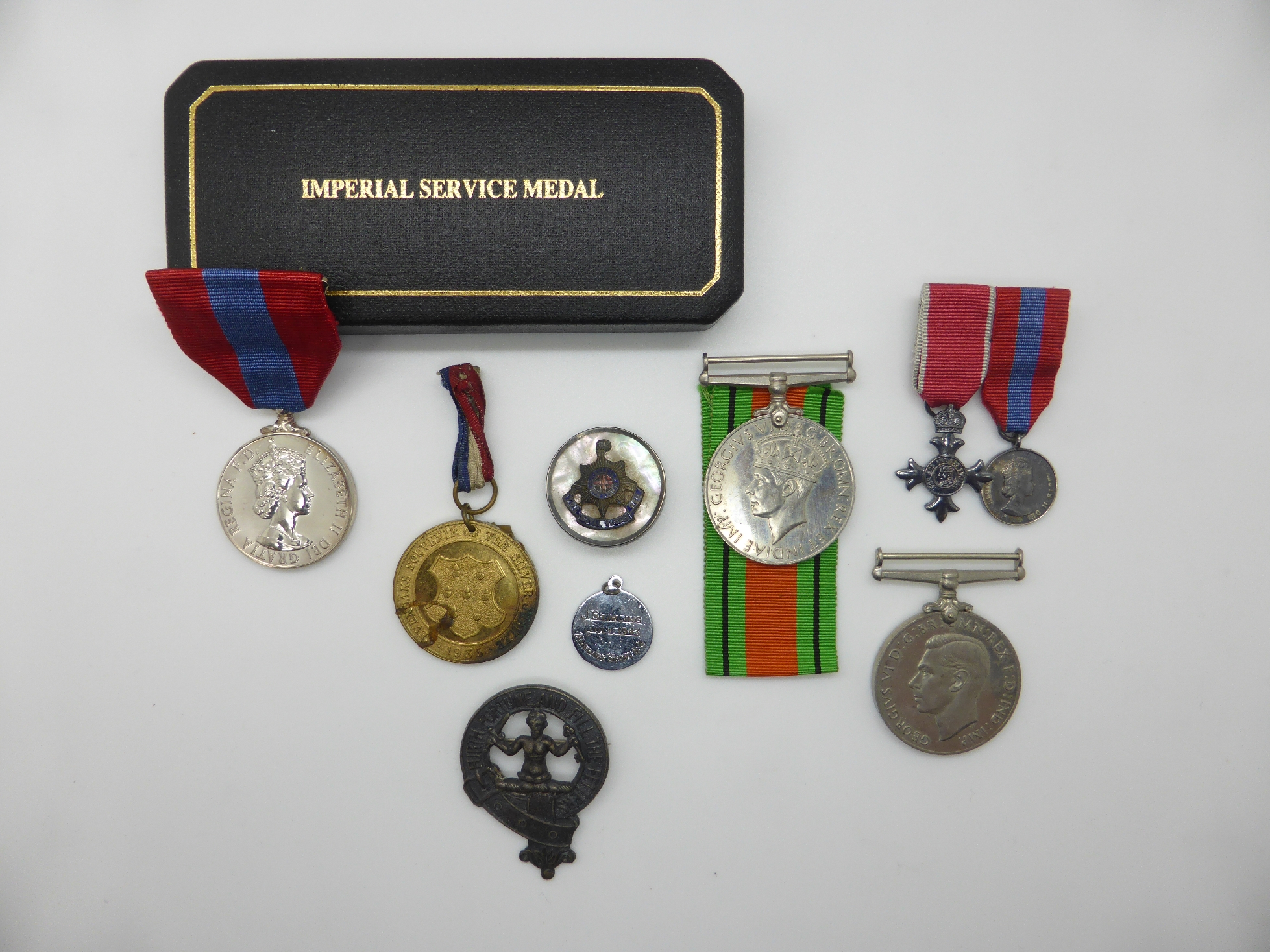 Elizabeth II Imperial Service Medal named to Mrs Jean Margaret Rose together with a WWII War Medal - Image 4 of 47