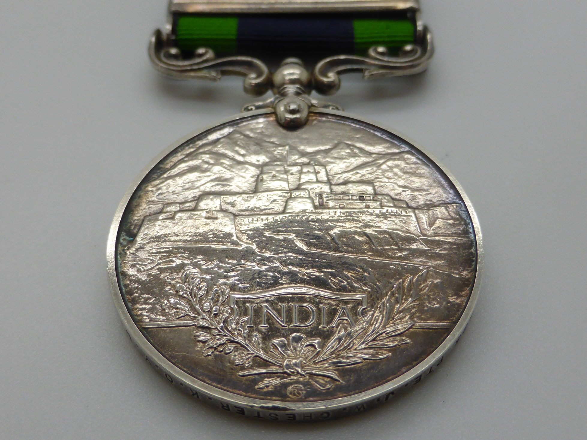 George V British Army Indian General Service Medal with North West Frontier 1930-31 clasp named to - Image 7 of 7