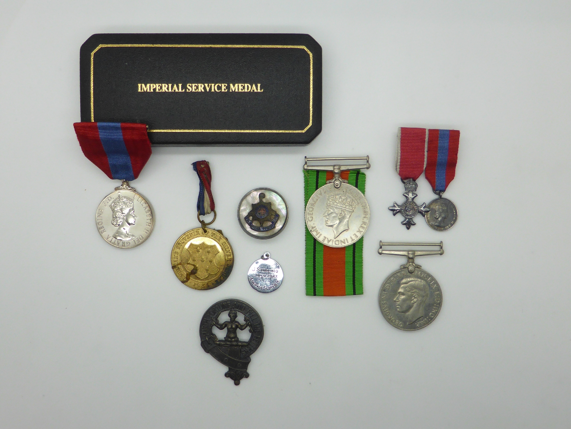 Elizabeth II Imperial Service Medal named to Mrs Jean Margaret Rose together with a WWII War Medal - Image 5 of 47